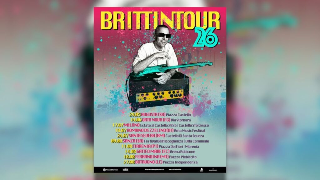 Alex Britti annuncia il “Brittintour ’26”