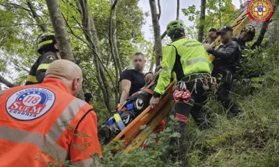  ‣ adn24 morano calabro (cs) | motociclista sbanda e precipita in un burrone: salvato dal soccorso alpino
