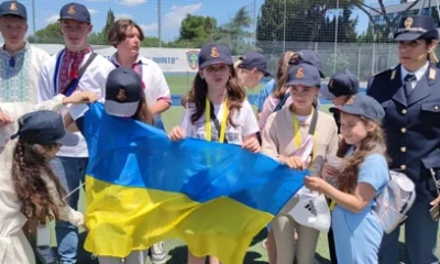  ‣ adn24 roma | giornata di solidarietà per 105 bambini ucraini al centro sportivo della polizia di stato