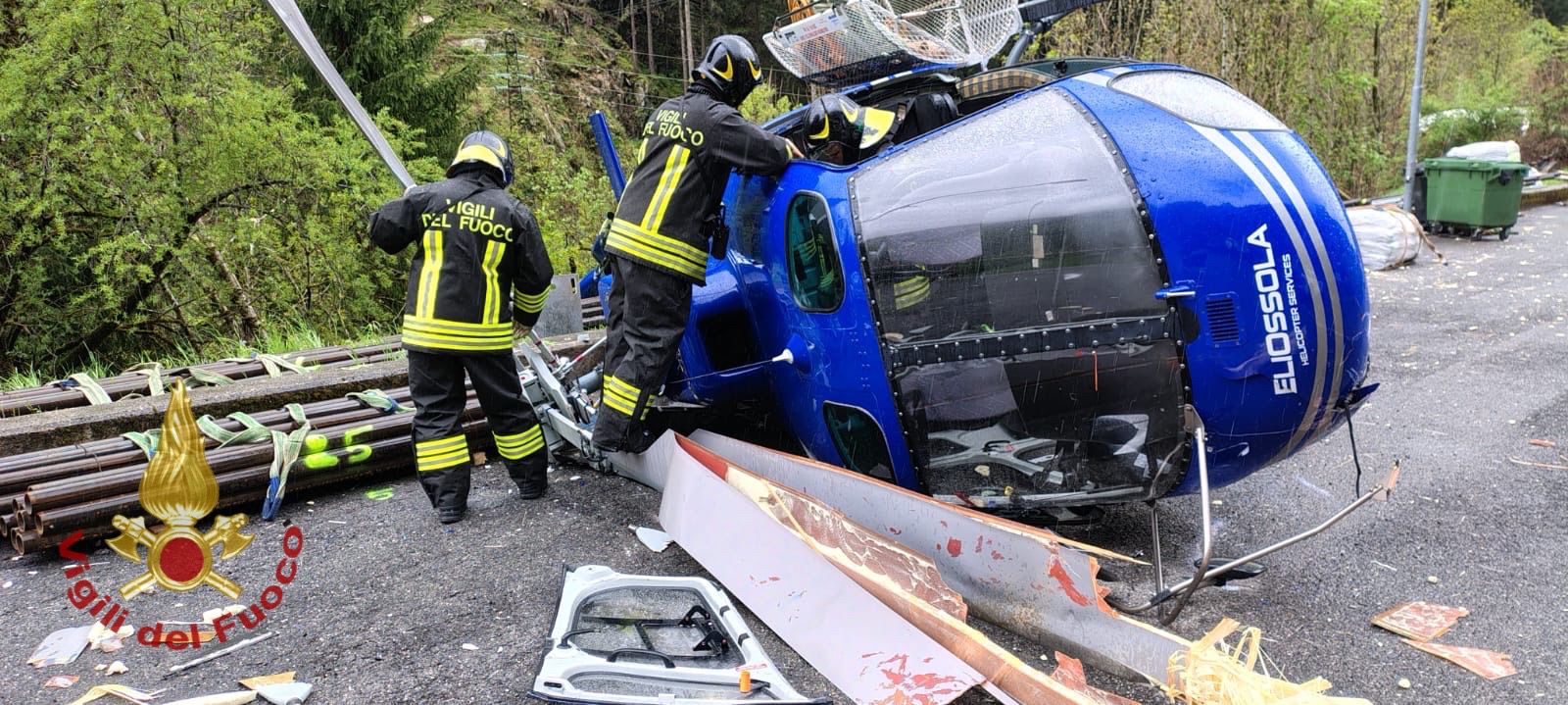 volo finisce male: scontro con un palo, elicottero precipita durante l’atterraggio ‣ adn24 06