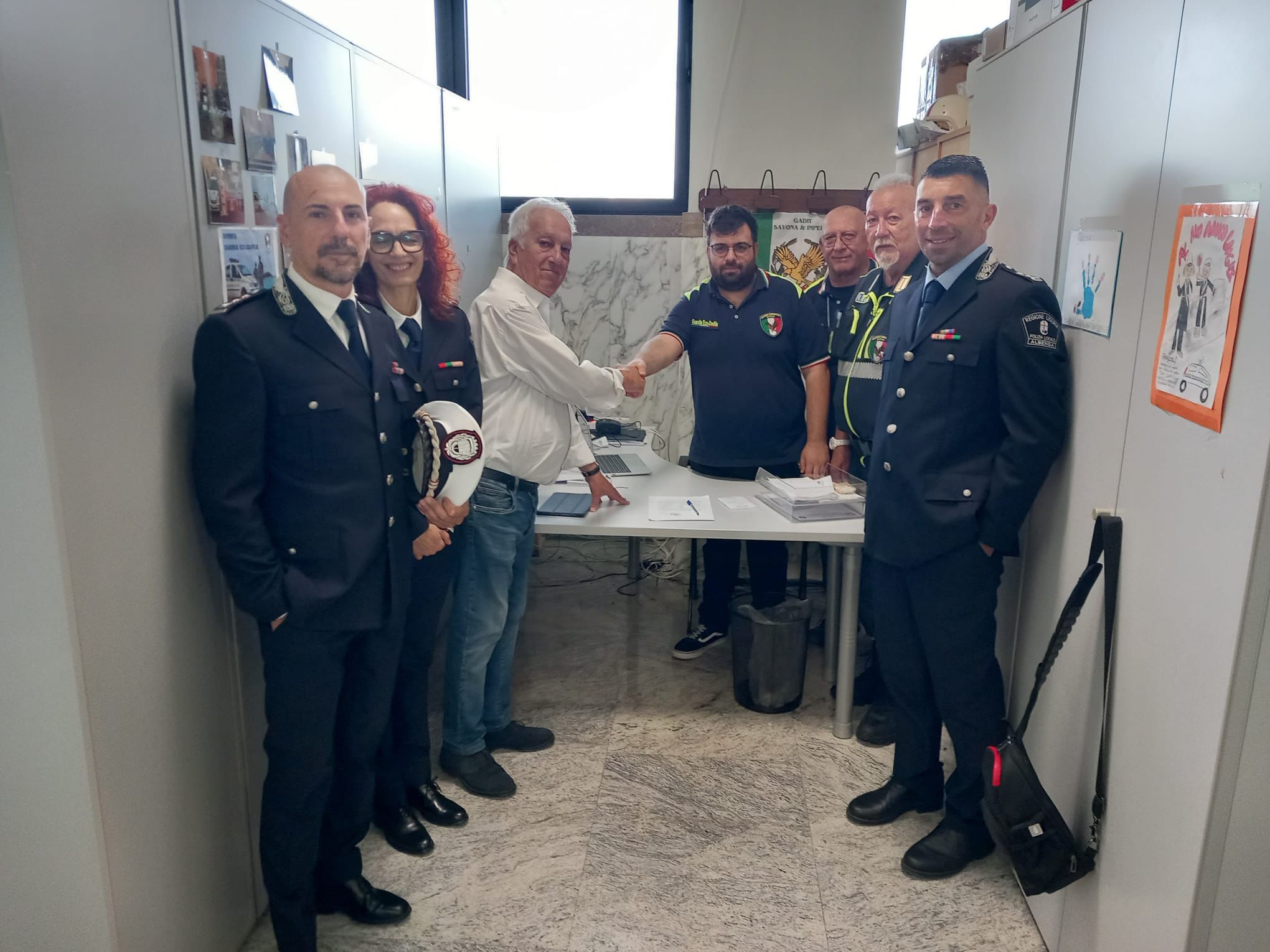 il g.a.d.it odv apre un ufficio presso il comando della polizia locale di albenga ‣ adn24 13