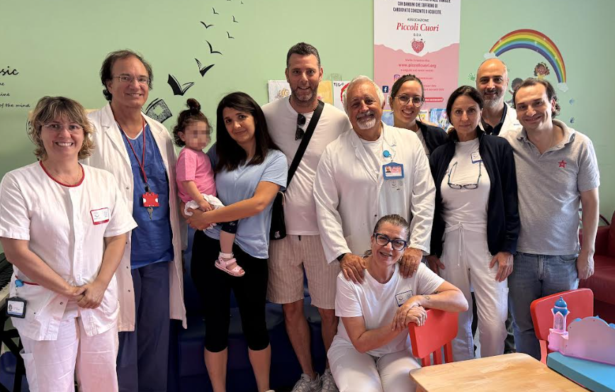 Rarissimo intervento eseguito all’IRCCS Gaslini di Genova: rimosso tumore al cuore in una bimba di 20 mesi