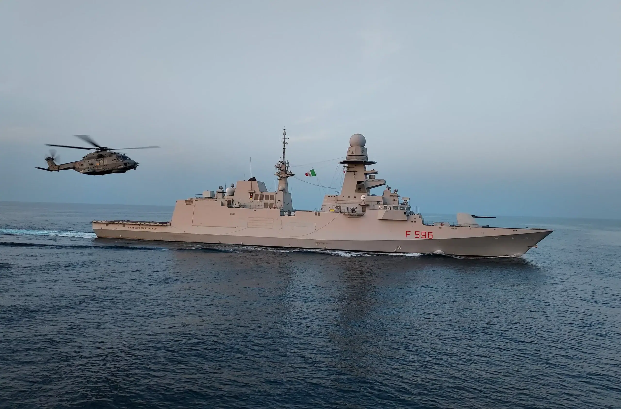 La fregata italiana &ldquo;Martinengo&rdquo; arrivata a Cipro