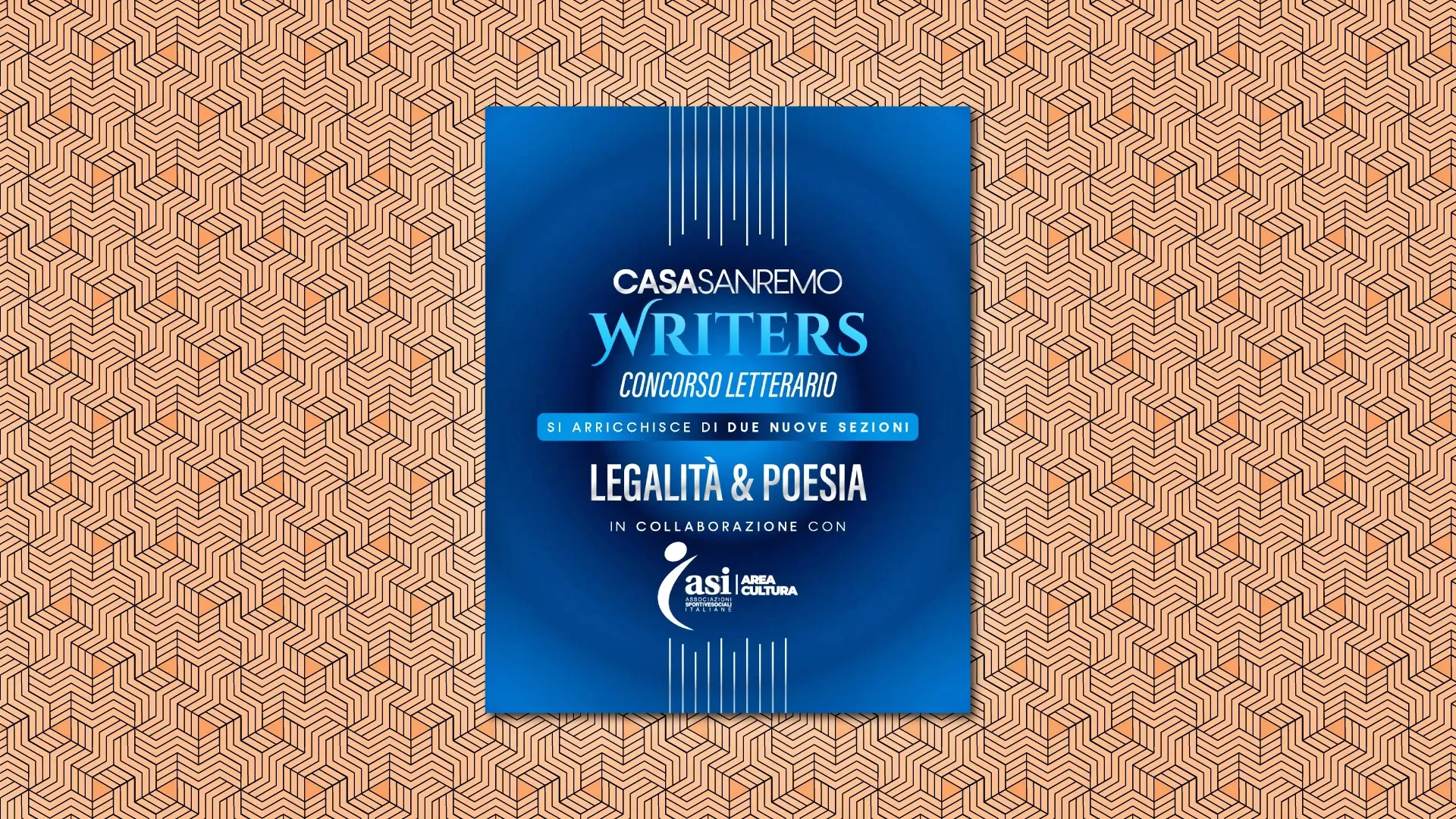 Nasce il Premio Letterario Nazionale ASI – Area Cultura: Casa Sanremo Writers e Fondazione Antonio Montinaro insieme per poesia, diritti e legalità