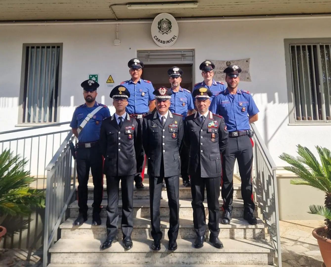 Il Comandante della Legione Carabinieri “Sicilia” Del Monaco in visita alle stazioni di Ciminna e Ficarazzi nel Palermitano