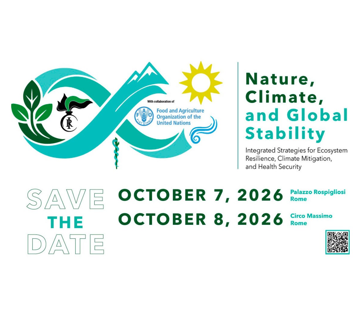 Carabinieri e Fao, il 7 e 8 ottobre a Roma un summit sulla natura e sulla stabilità globale