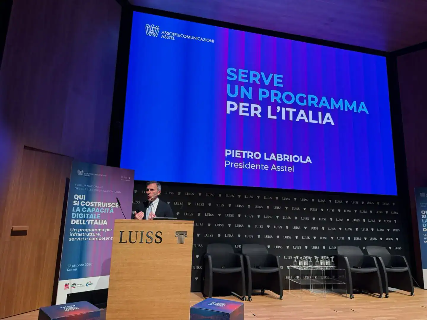 Tlc, Labriola (Asstel) &ldquo;Serve politica industriale per rilanciare investimenti&rdquo;
