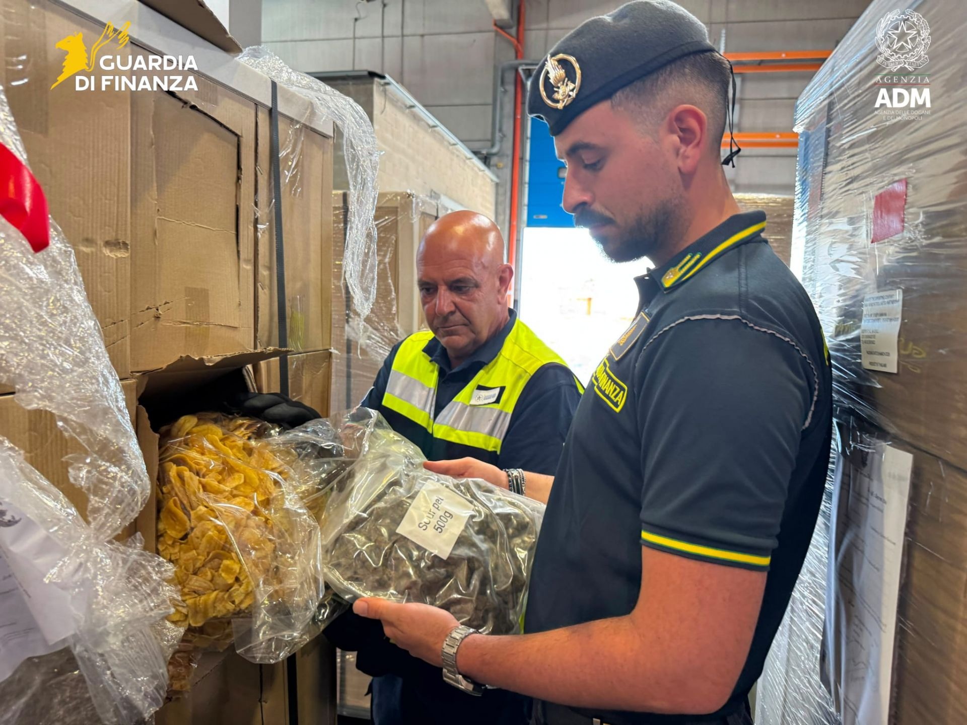 Sequestrati in porto a Genova 128 chili di cocaina